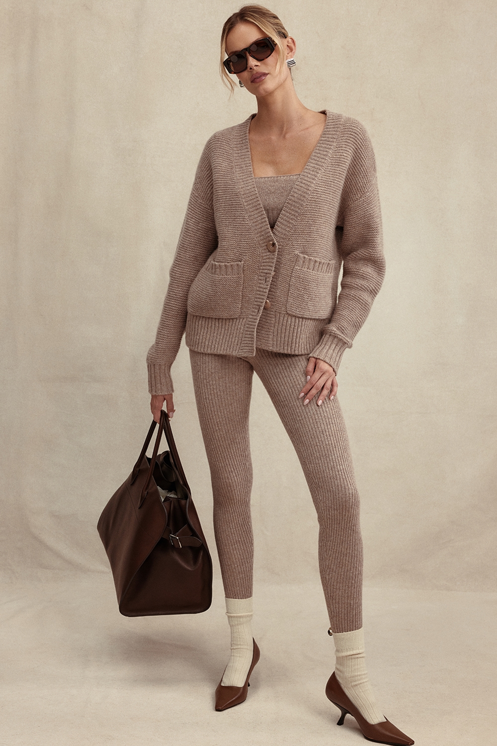 Rosmina Barley Natural Wool Leggings - SALE