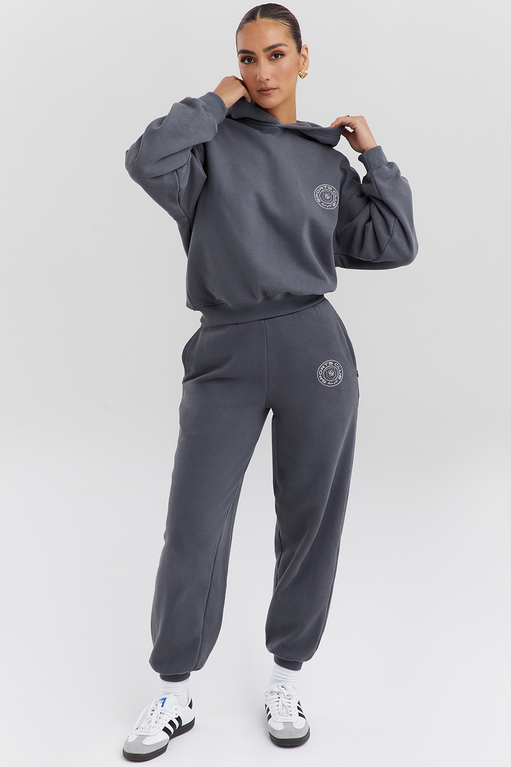 Coast Slate Fleece Back Jogging Trousers - SALE