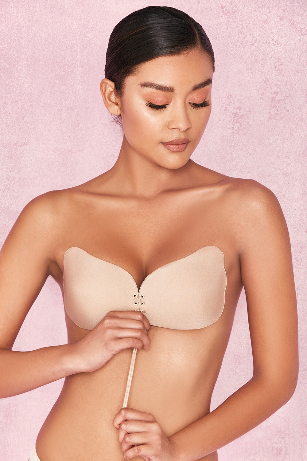 Ultra Push Up Invisible Bra - Beige