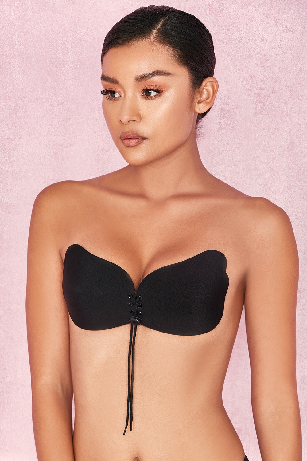 Ultra Push Up Invisible Bra - Black