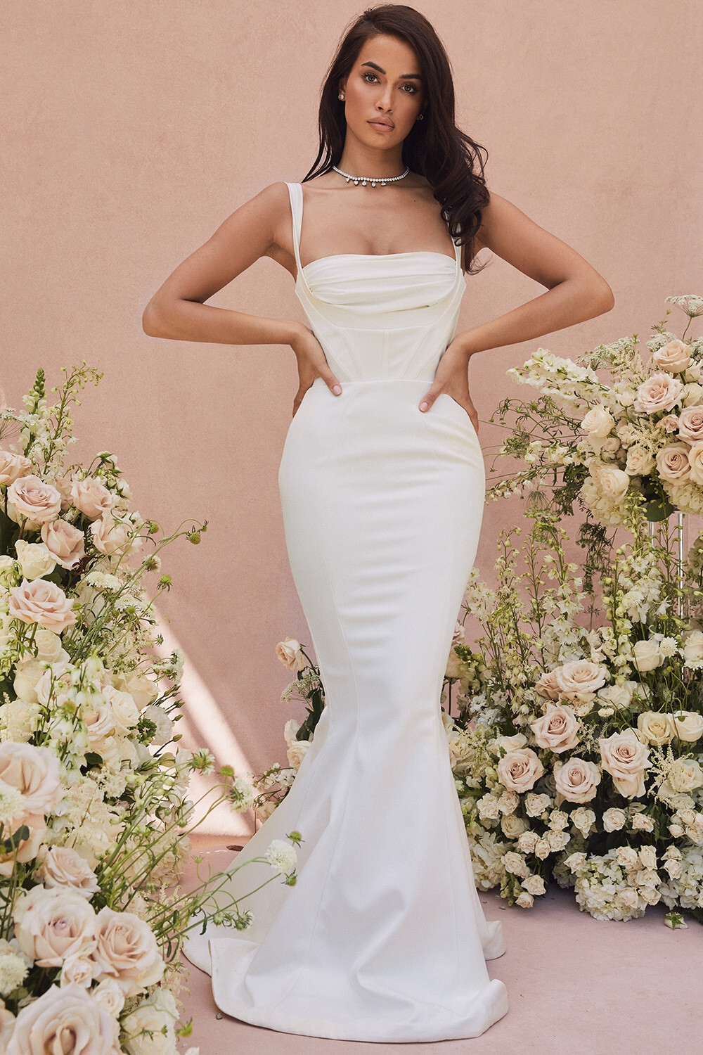 Francoise Ivory Balconette Corset Bridal Gown - Limited Edition