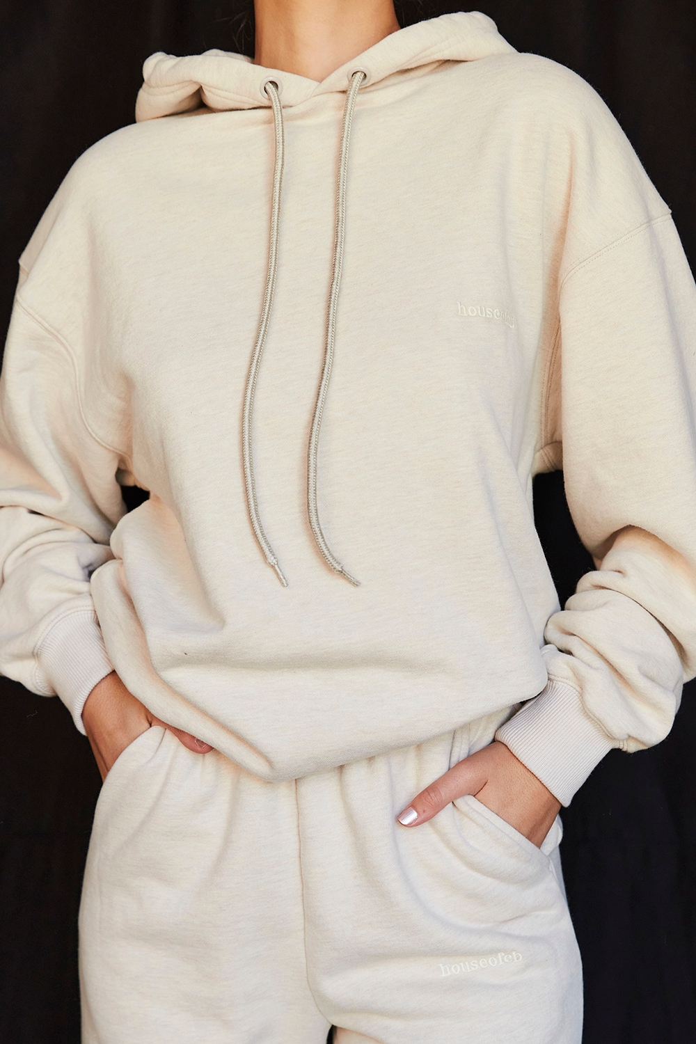 Halo Oatmeal Oversized Hoodie - SALE