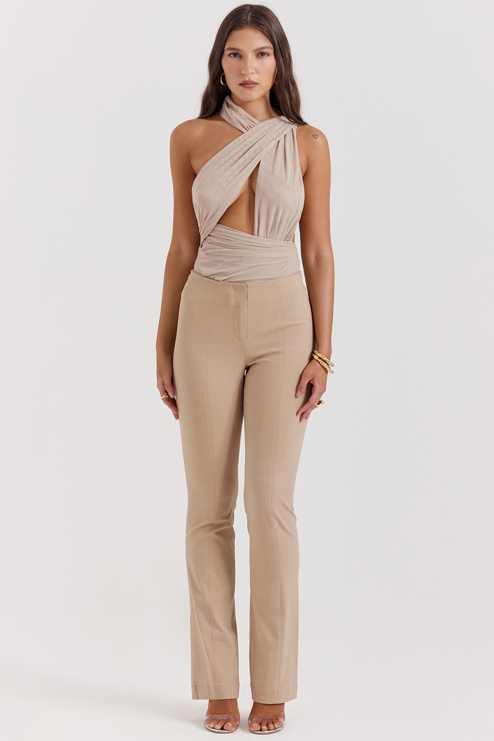 Cai Ecru Trousers - SALE