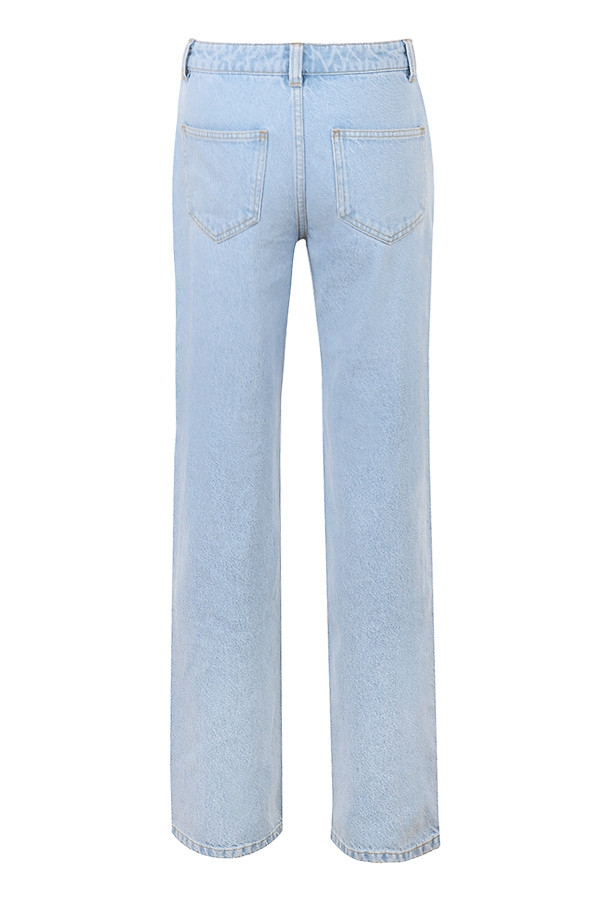 Mistress Rocks Stonewash Baggy Sequin Jeans-6